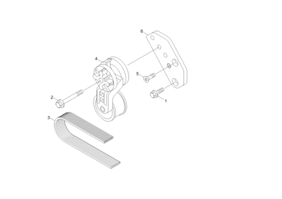 3937553 3936213 3936202 Belt Tensioner for R140LC-9S R220LC-9S