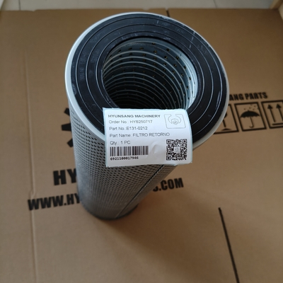 Excavator Parts FILTER E131-0212 For 33HDLL, R110-7, R140LC-7, R140LC9V, R140W7
