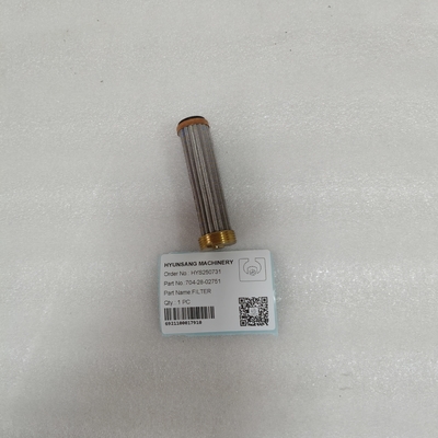 Hyunsang Excavator Parts Filter 704-28-02751 For Komatsu PC200-5 S6D95 PC200-6 PC200-7