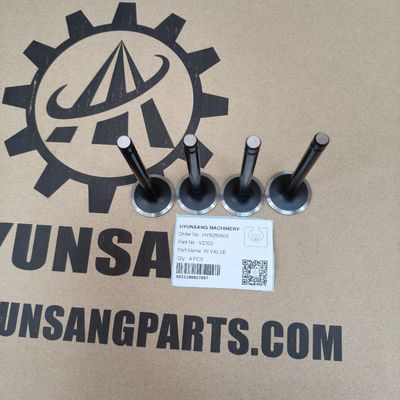Hyunsang Excavator Parts Intake & Exhaust Valves For V2203 Engine