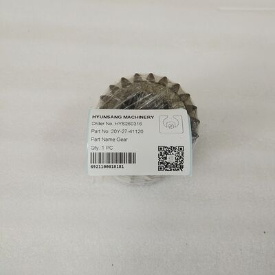 Hyunsang Mini Excavator Parts Gear 20Y-27-41120 20Y2741120 20Y-27-22140 20Y-27-22120 for PC160 PC180
