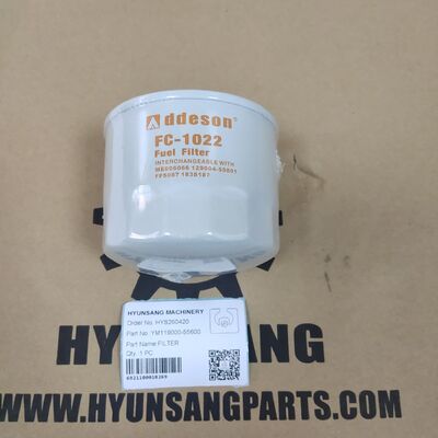 Hyunsang Excavator Parts Fuel Filter YM119000-55600 For PC110R-1 PC70FR-1 PC75-1
