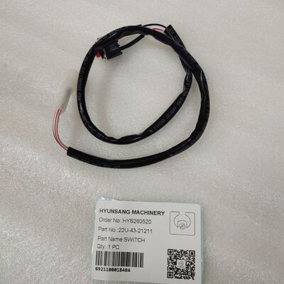 Excavator Parts Switch 22U-43-21211 For PC130-7 PC200-7 PC200-8 PC220-7 PC220-8
