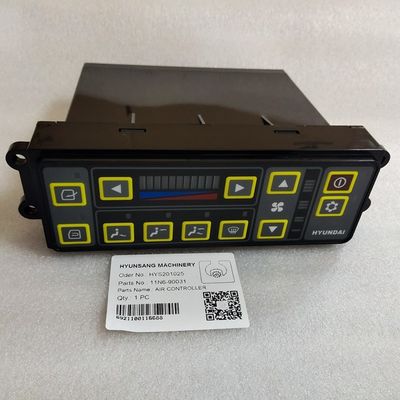 11N6-90031 Air Conditioner Control Panel AC Conditioning Controller For Hyundai R210-7 R210LC-7 R225-7 Excavator Parts