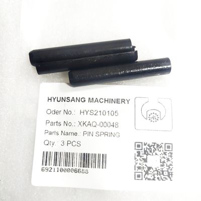Hyundai Excavator Parts Pin Spring XKAQ-00048 XKAQ-00070 XKAQ-00072 For R250LC7A