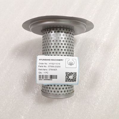 Komatsu Strainer 07069-23200 Excavator Spare Parts For PC130