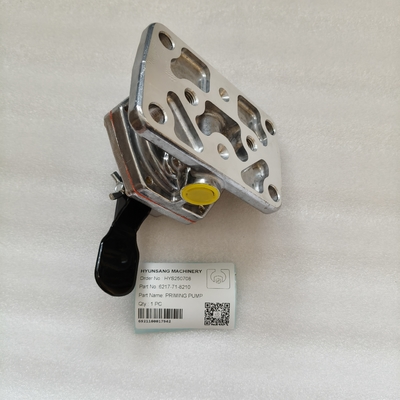 Hyunsang Excavator Parts Priming Pump 6217-71-8210 6217718210 for  Komatsu Engine SA6D140E-3 SAA6D125E-3 Excavator PC2000-8 PC400-7 PC400LC