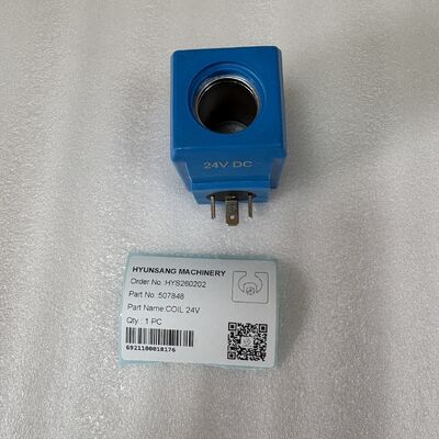 Hyunsang Excavator Parts Solenoid Coil 507848 507847