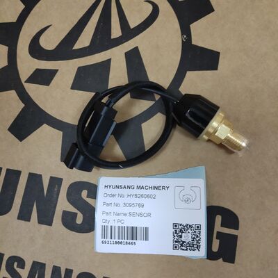 Excavator Parts Pressure Sensor Switch 3095769 For  312D 312D2 314D 315D 318D 319D 320D
